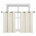 Window treatment curtain thermal insulated blackout size 28" wide X 36