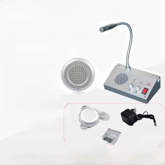 Window two-way intercom bank counter stall intercom mini loudspeaker player Speaker