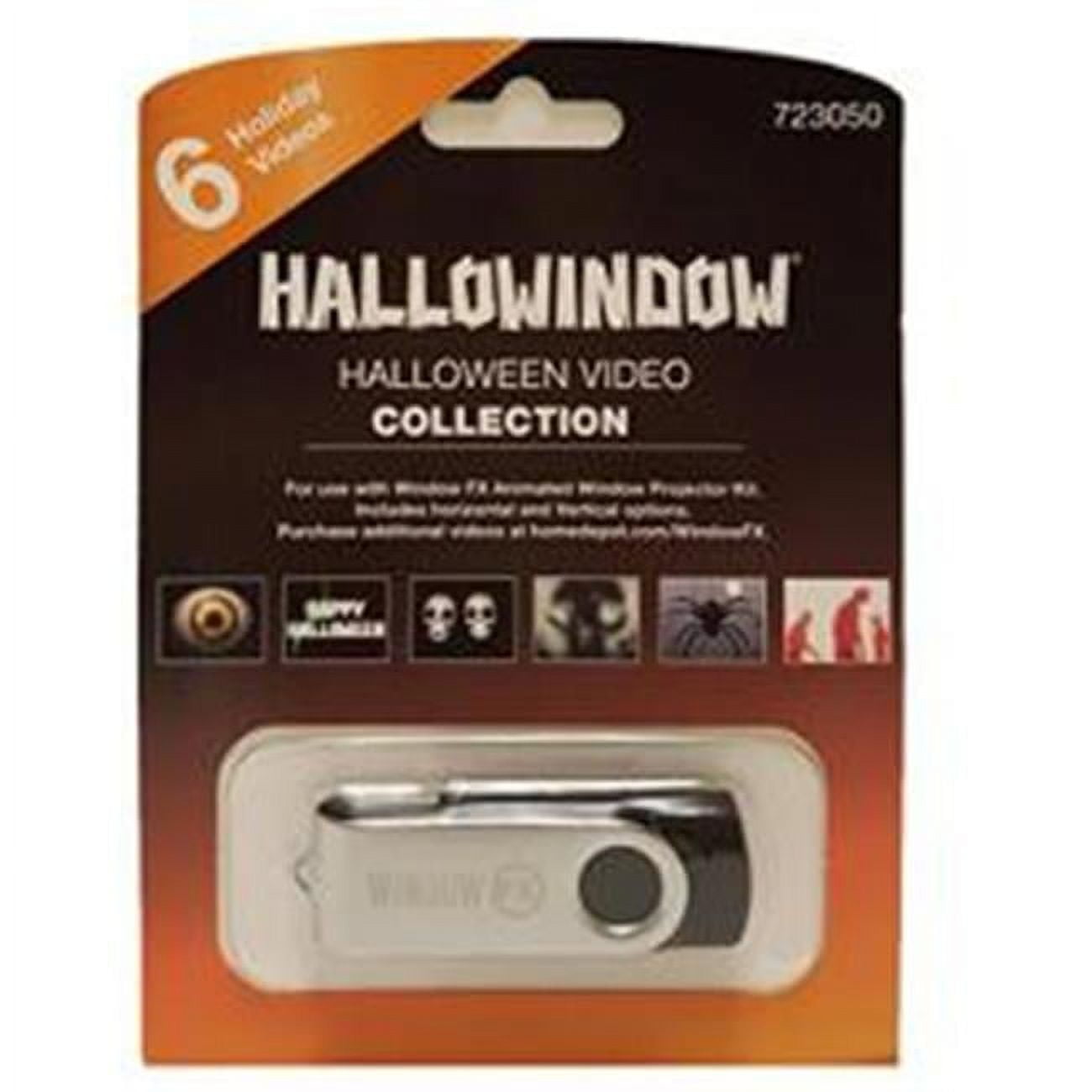 WindowFX Projector Halloween Additional 6 Video Collection USB