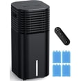 thumbnail image 1 of Windowless Air Conditioner Portable 1800CFM w/4 Modes&3 Speeds, 15H Timer&17FT Remote, 2 Gal Tank for 24H Cooling Swamp Cooler, 4Ice Packs, 120° Swing Evaporative Air Cooler No Hose for Room, 1 of 10