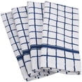 thumbnail image 1 of Windowpane Terry Dishtowel Blue Set of 4, 1 of 1