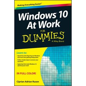 Pre-Owned Windows 10 at Work for Dummies (Paperback) 1119051851 9781119051855