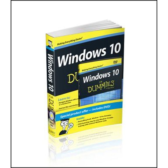 Pre-Owned Windows 10 For Dummies Book + Online Videos Bundle