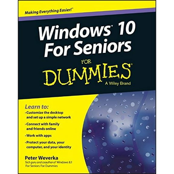 Pre-Owned Windows 10 for Seniors for Dummies (Paperback) 1119038596 9781119038597