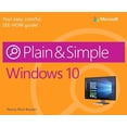 thumbnail image 1 of Pre-Owned Windows 10 Plain & Simple (Paperback) 0735697949 9780735697942, 1 of 1