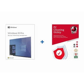 Windows 10 Pro 64-BIT (USB) with BullZIGA PC Cleaning Utility