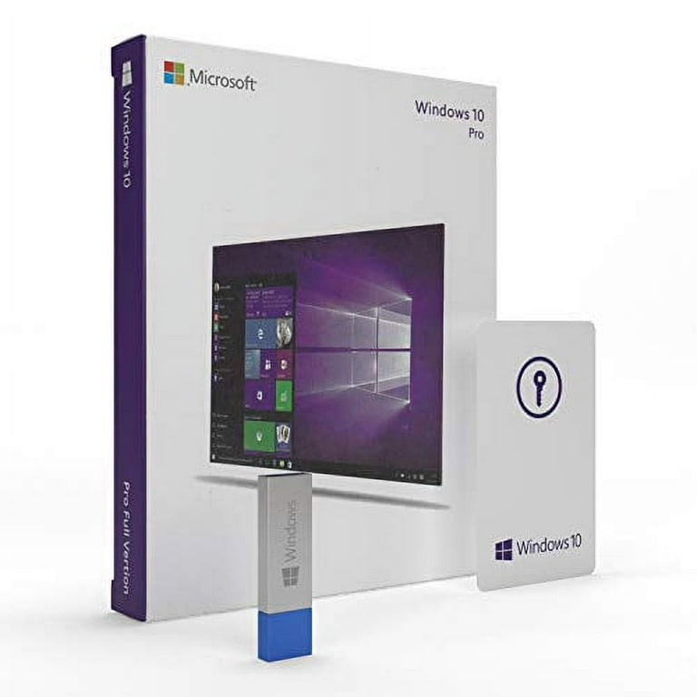 Windows 10 Pro Software, USB Flash Drive, Computer OS Windows 10 Pro Software, USB Flash Drive, Computer OS