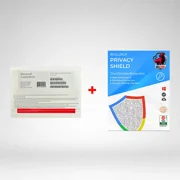 Windows 10 Pro DVD with Free BullZIGA Privacy Shield Key Card