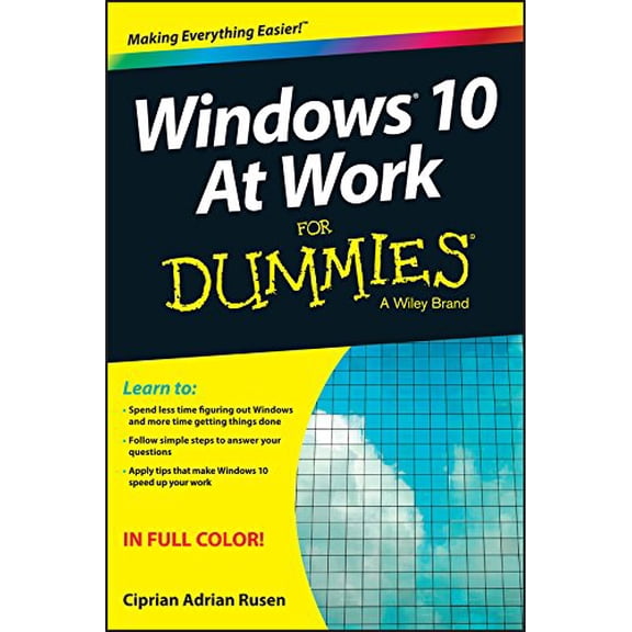 Pre-Owned Windows 10 at Work for Dummies (Paperback) 1119051851 9781119051855