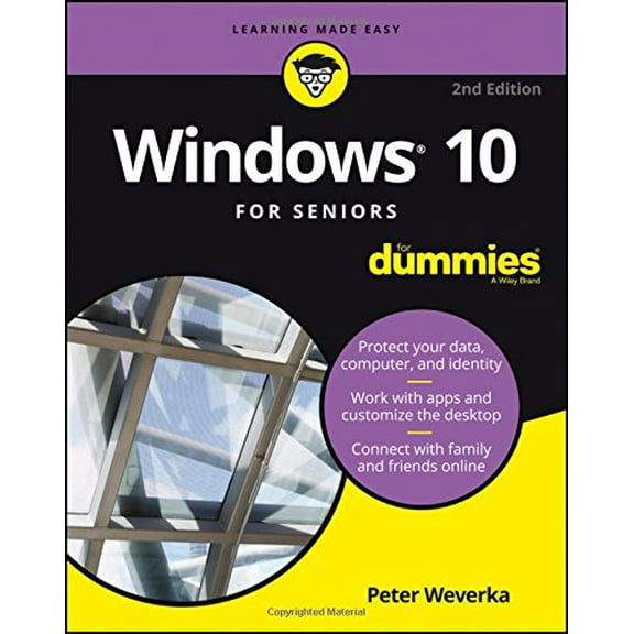 Pre-Owned Windows 10 For Seniors For Dummies (Paperback) 111931061X 9781119310617