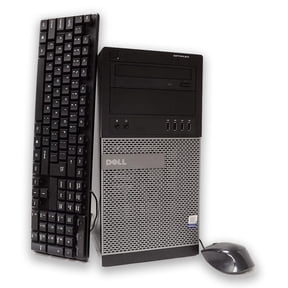 Pre-Owned Windows 11 Pro Fast Dell Optiplex 9020 Desktop Computer Tower PC Intel Quad-Core i5 3.2GHz Processor 8GB RAM 500GB Hard Drive 64bit