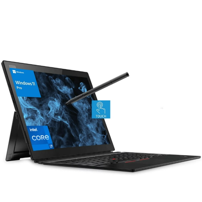 Windows 11 Pro] Lenovo ThinkPad Tablet Gen 3 2-in-1 Business Laptop, IPS Touchscreen 400 nits QHD+, Intel 4-core 8GB RAM 512GB PCIe SSD, Detachable Keyboard, w/Office - Walmart.com