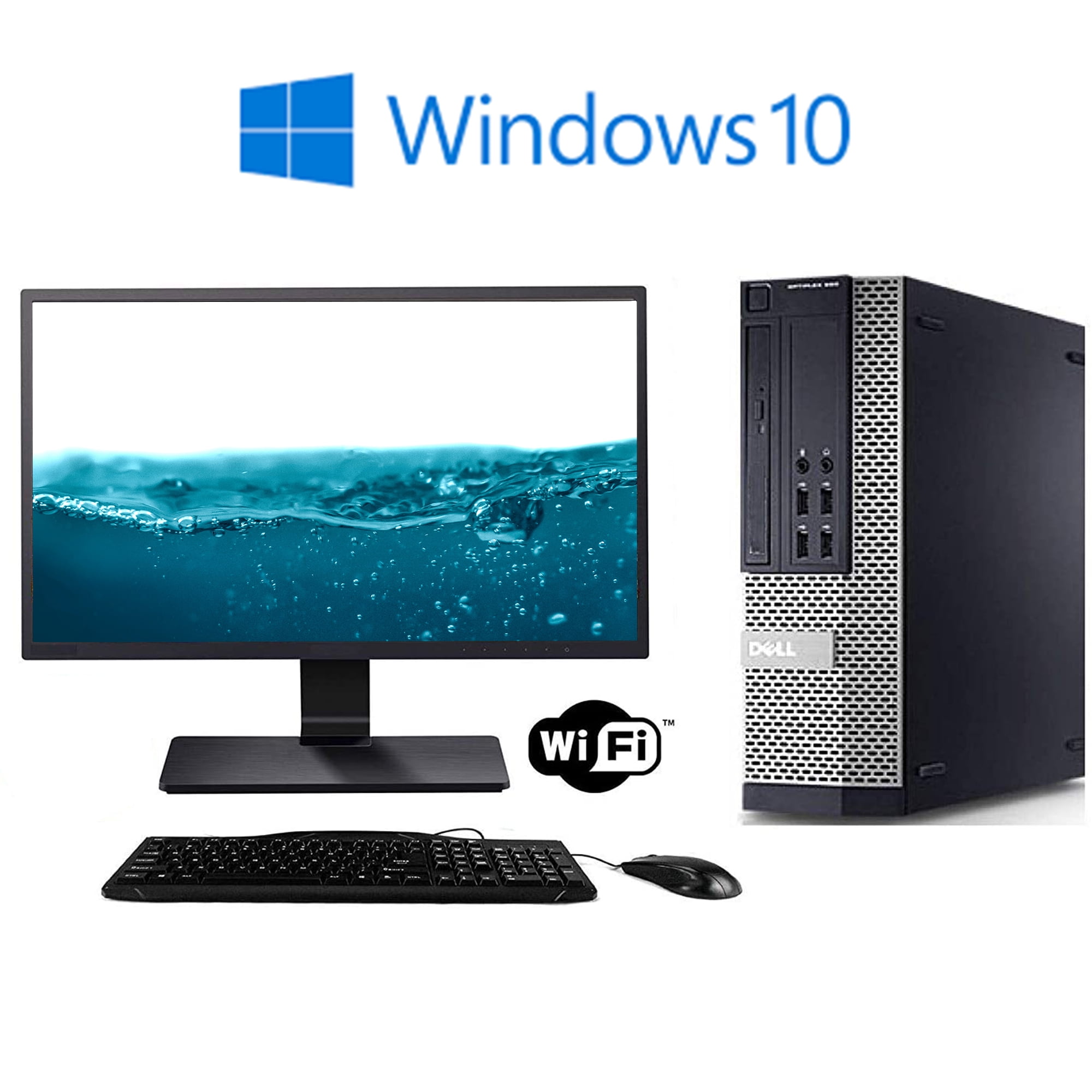 Windows 7 Pro Dell OptiPlex 3020 Desktop Computer, Intel Core i5 