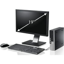 Restored Windows 7 Pro Dell OptiPlex 9020 Desktop Tower, Intel Core i5, 8GB RAM, 500GB HDD, Intel HD Graphics 4600 with 19" LCD Monitor (Refurbished)