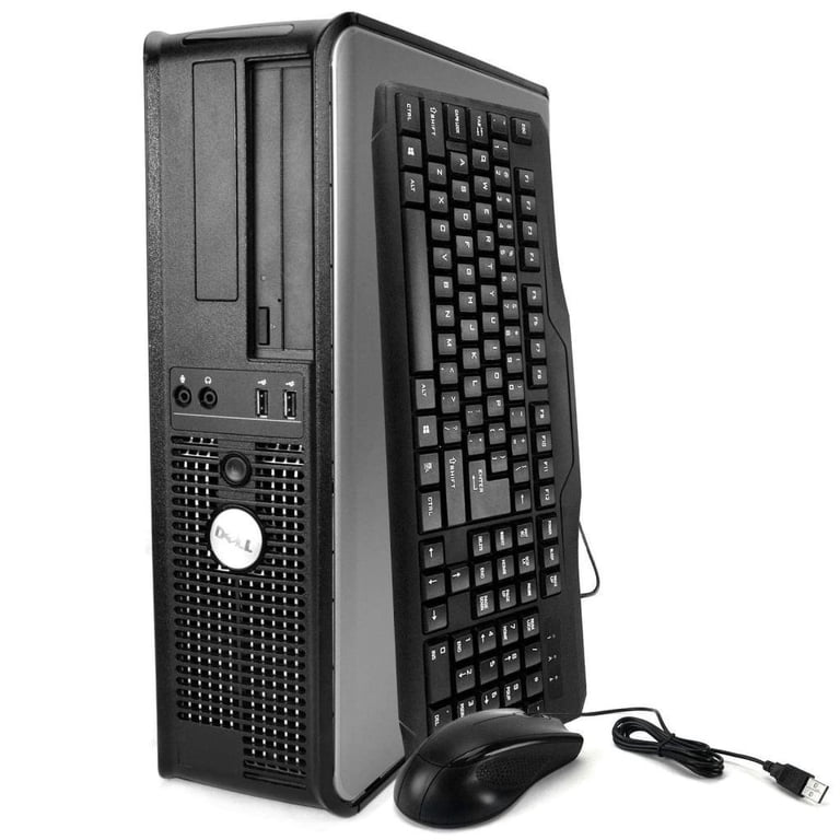 PC Desktop Dell OptiPlex 780, Core 2 Duo, 4GB RAM, HDD 250GB, Windows 7 Pro, Monitor E WiFi Inclusi
