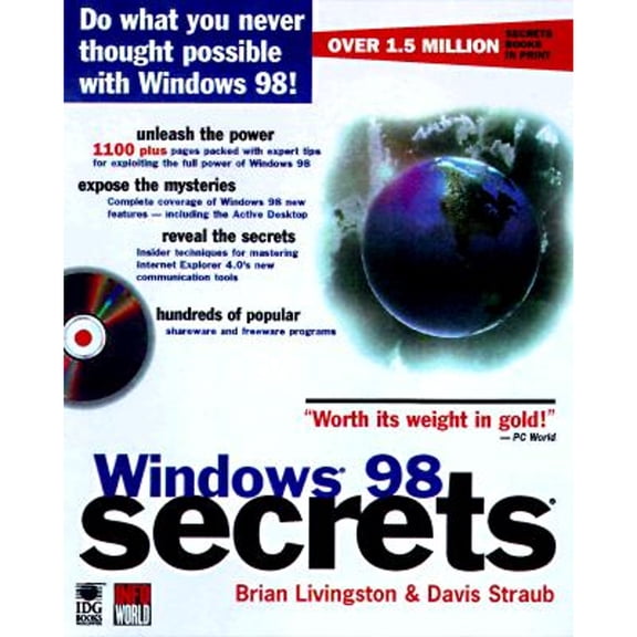 Windows 98 Secrets (Paperback) by Brian Livingston, Davis Straub