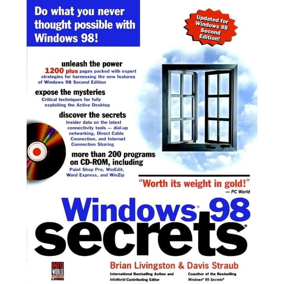 Pre-Owned Windows 98 Secrets [With Contains Tools, Graphics, HTML Editors, FTP Client] (Paperback) 0764531867 9780764531866