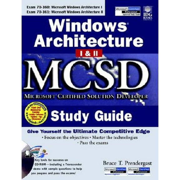 Pre-Owned Windows Architecture I and II MCSD Study Guide (Hardcover) 9780764531231