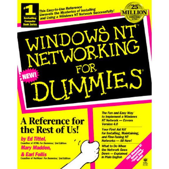 Pre-Owned Windows NT Networking for Dummies (Paperback) 0764500155 9780764500152