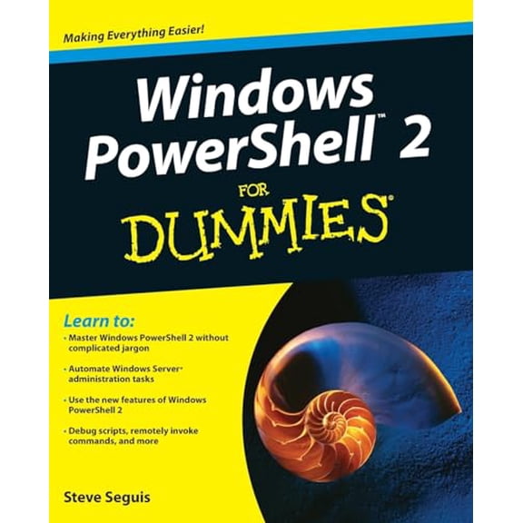 Pre-Owned Windows Powershell 2 for Dummies (Paperback) 0470371986 9780470371985