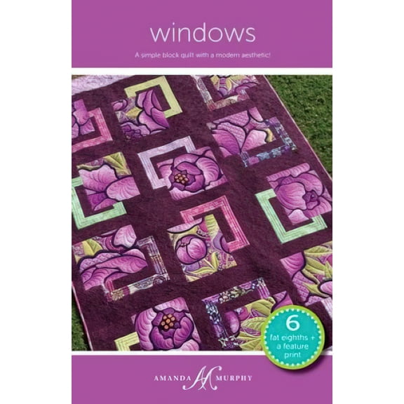 Windows Quilt Pattern by Amanda Murphy Design