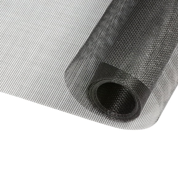 Windows Screen and Screen Door Mesh Replacement, 39" x 59" Durable Fiberglass Screen Mesh - Window Screen & Sliding Screen Door Repair for Patio and Windows, Black
