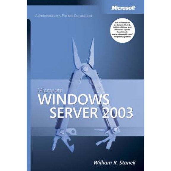 Pre-Owned Microsoft Windows Server 2003 Administrator's Pocket Consultant (Paperback) 0735613540 9780735613546