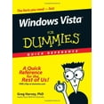 thumbnail image 1 of Pre-Owned Windows Vista for Dummies Quick Reference (Paperback) 0471783269 9780471783268, 1 of 1