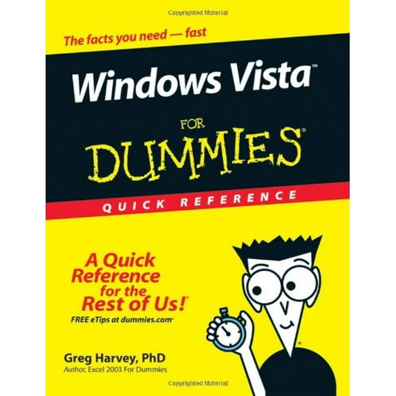 Pre-Owned Windows Vista for Dummies Quick Reference (Paperback) 0471783269 9780471783268