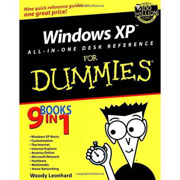 Pre-Owned Windows XP All-In-One Desk Reference for Dummies (Paperback) by Woody Leonhard