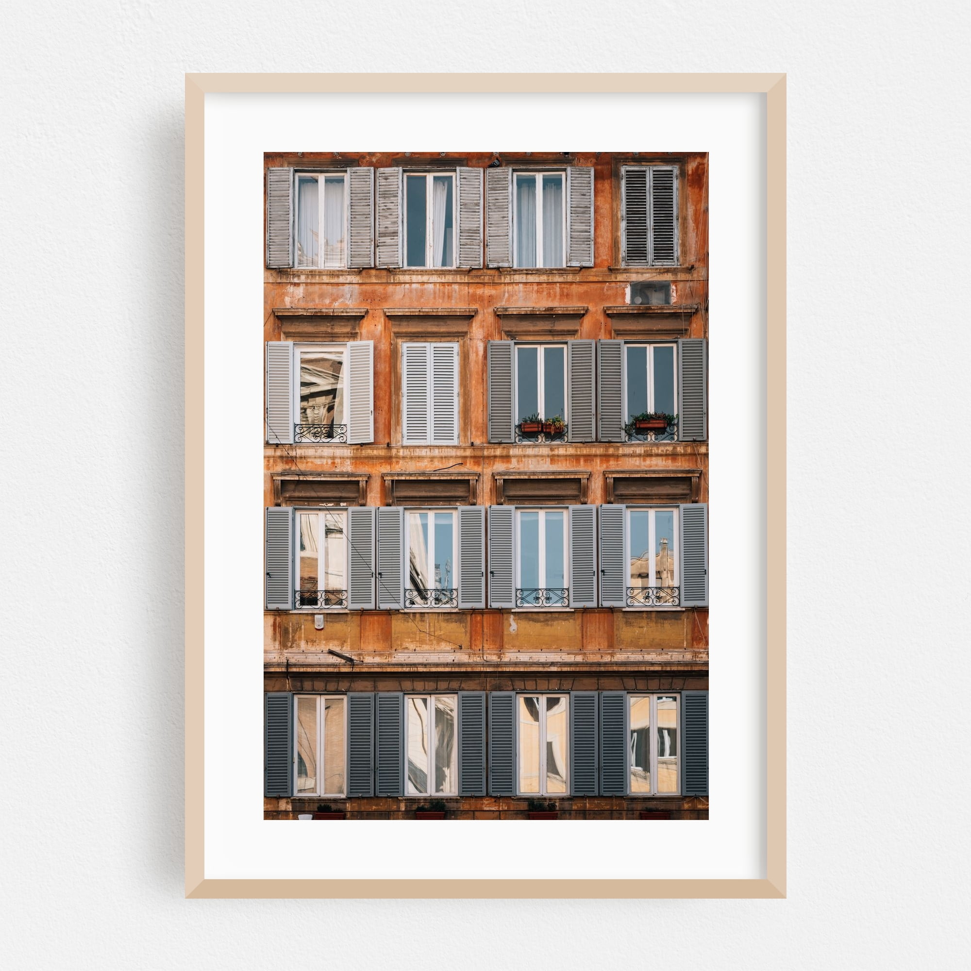 Decorative Windows Rome Windows of Rome - Rome Lazio Italy Photography Architecture City ...