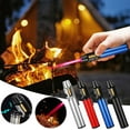 thumbnail image 1 of Windproof Adjustable Flame Butane Lighter | Rechargeable Metal & Ceramic | Refillable Powerful 1300°C Torch for Candles Fireplace BBQ Outdoor Cooking | Non-Slip Shockproof Portable Design, 1 of 6