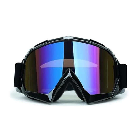 Windproof Anti-Scratch Dustproof Motorcycle Riding Goggles Ski Goggles Colorful Lens  (US Logistics only For USPS.TK/TMEU only For self-pickup)