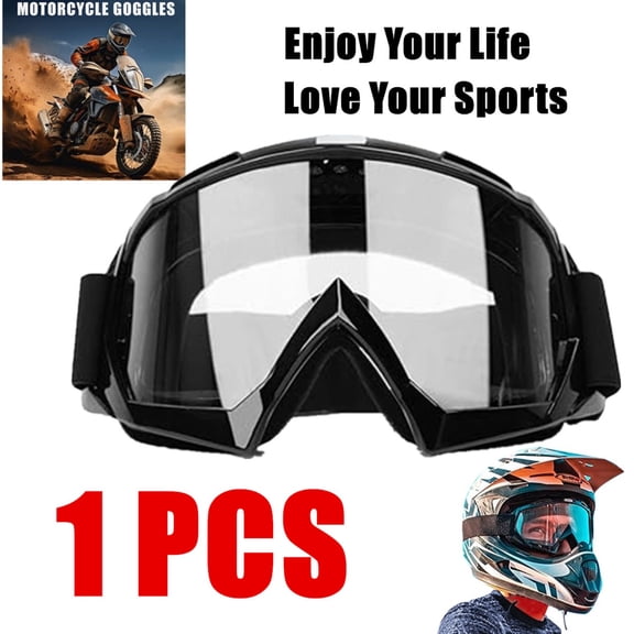 Windproof Anti-Scratch Dustproof Motorcycle Riding Goggles Ski Goggles Racing Goggles