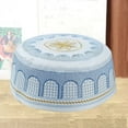 thumbnail image 1 of Windproof Bomber Hats Muslim Cotton Embroidered Flat Hat For Men,Blue Male Flat Hat S, 1 of 4