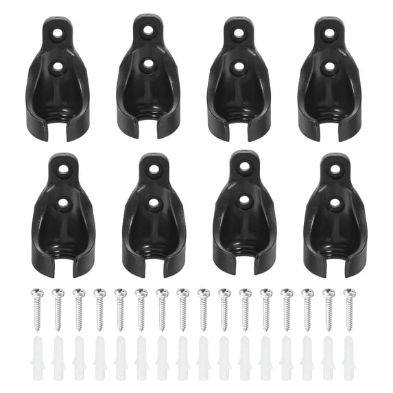 Windproof Bungee Ball Receiver Set of 8 Sturdy Plastic Mounts for Blinds Easy Installation
