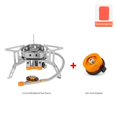 thumbnail image 1 of Windproof Camping Gas Stove, Small Camping Stove with Piezo Ignition, Butane Adapter for Outdoor Cooking, Picnic, Camping and Hiking, 1 of 5