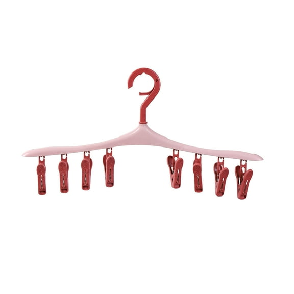 Windproof Clip Hangers with 360 Degree Swivel Hook for Socks Bras Hats Multi Function Drying Rack for Bathroom Travel Laundry Room Storage