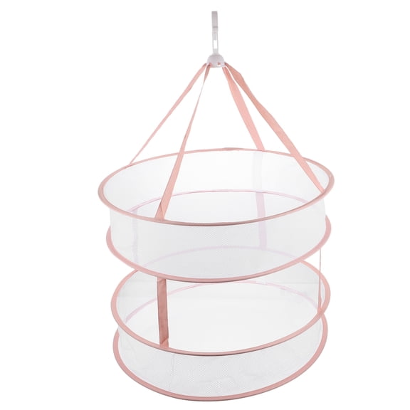 1pc Clothes Dry Hanger Basket Foldable Hanging Basket Laundry Clothes Basket