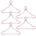 thumbnail image 1 of Set of 5 Windproof Clothes Hangers Heavy Duty Plastic Drying Racks Compact Sturdy Organizer for Clothes, 1 of 6