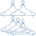 thumbnail image 1 of Windproof Clothes Hanger Multipurpose Plastic Hangers Spiral Rack Pants Heavy 5 Pcs, 1 of 6