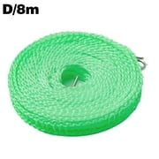 Windproof Clothesline Hanging Rope Clothes F5 Hangers S6H0