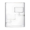 thumbnail image 1 of Windproof Cylinder Glass Tealight Holder for Wedding Centerpieces, Tiered Tabletop Decor with Floral Arrangements, 1 of 8