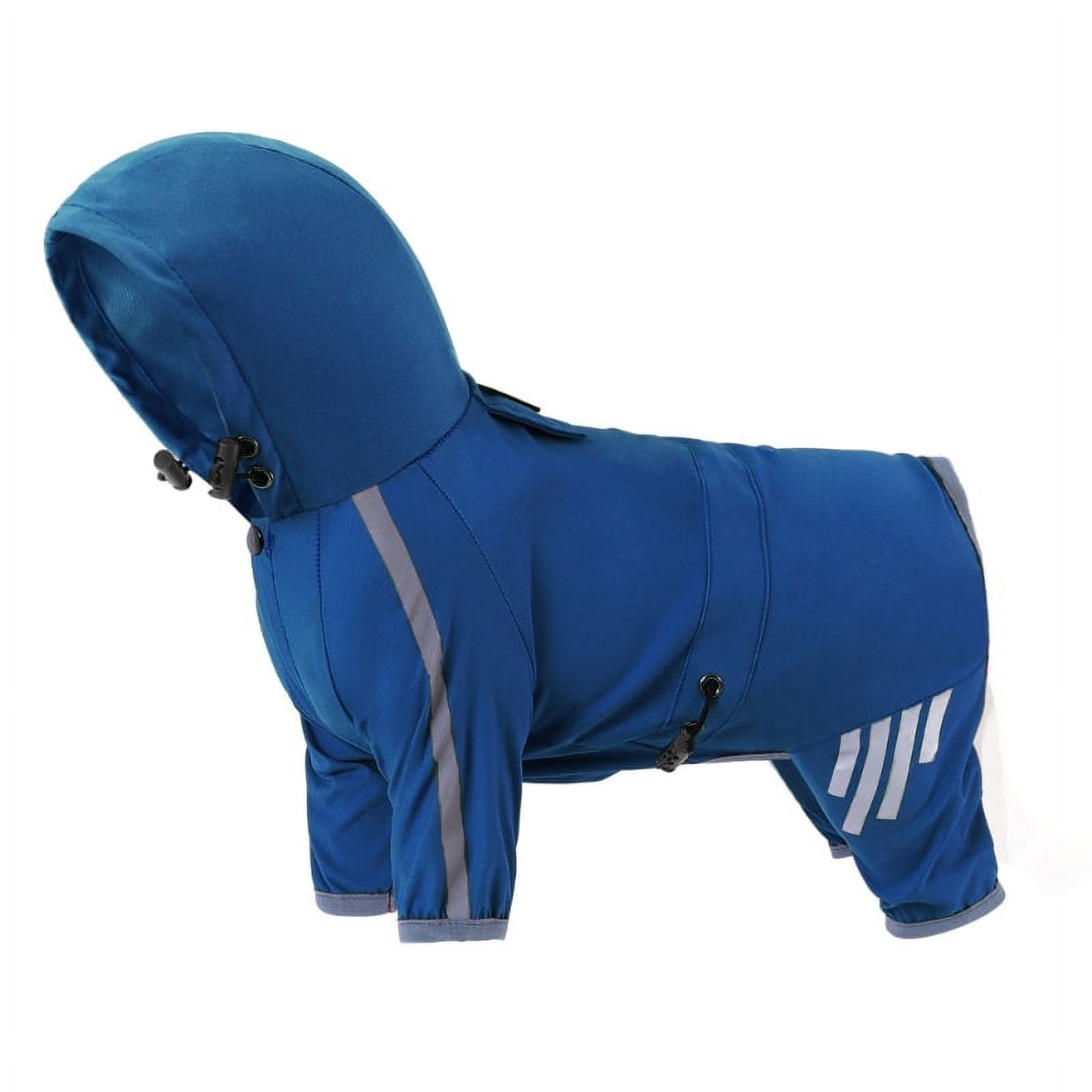 Windproof Dog Raincoats Pet Hood Raincoats Reflective Pet Jackets Dogs
