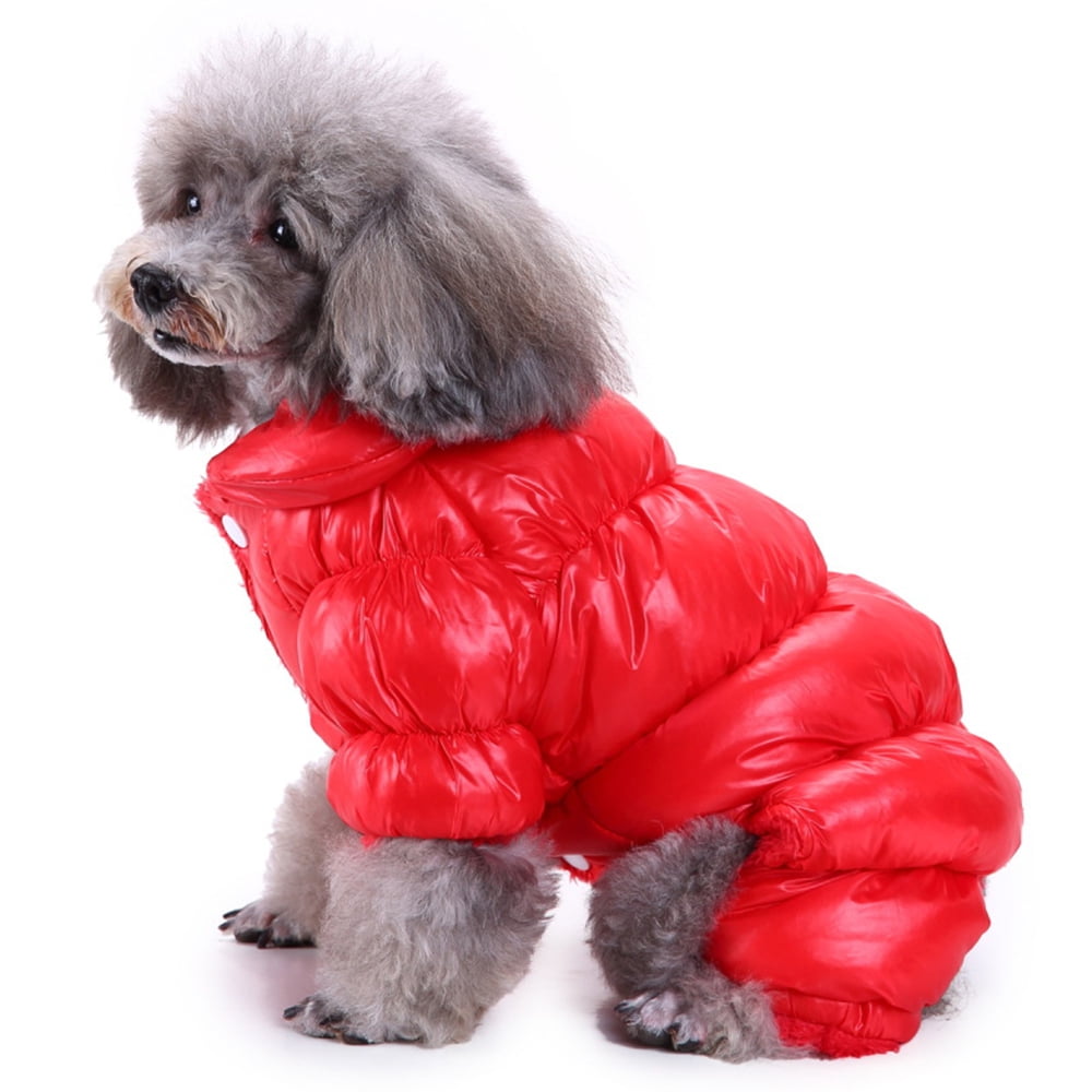 Windproof Dog Winter Jacket Waterproof Dog Coat Warm Dog Vest Cold