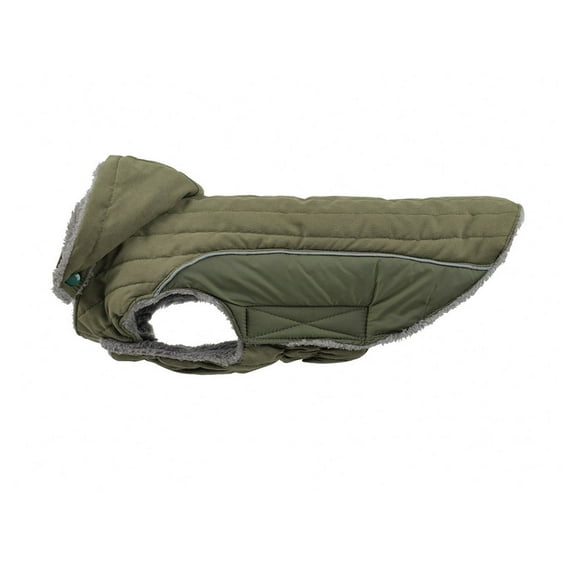 Windproof Dog Winter Jacket Waterproof Dog Coat Warm Dog Vest Cold Weather Pet Clothes for Small Medium Large Dogs,Army Green,XS