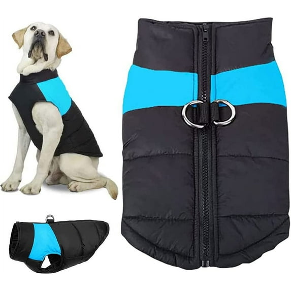 Windproof Dog Winter Jacket Waterproof Dog Coat Warm Dog Vest Cold Weather Pet Clothes for Small Medium Large Dogs