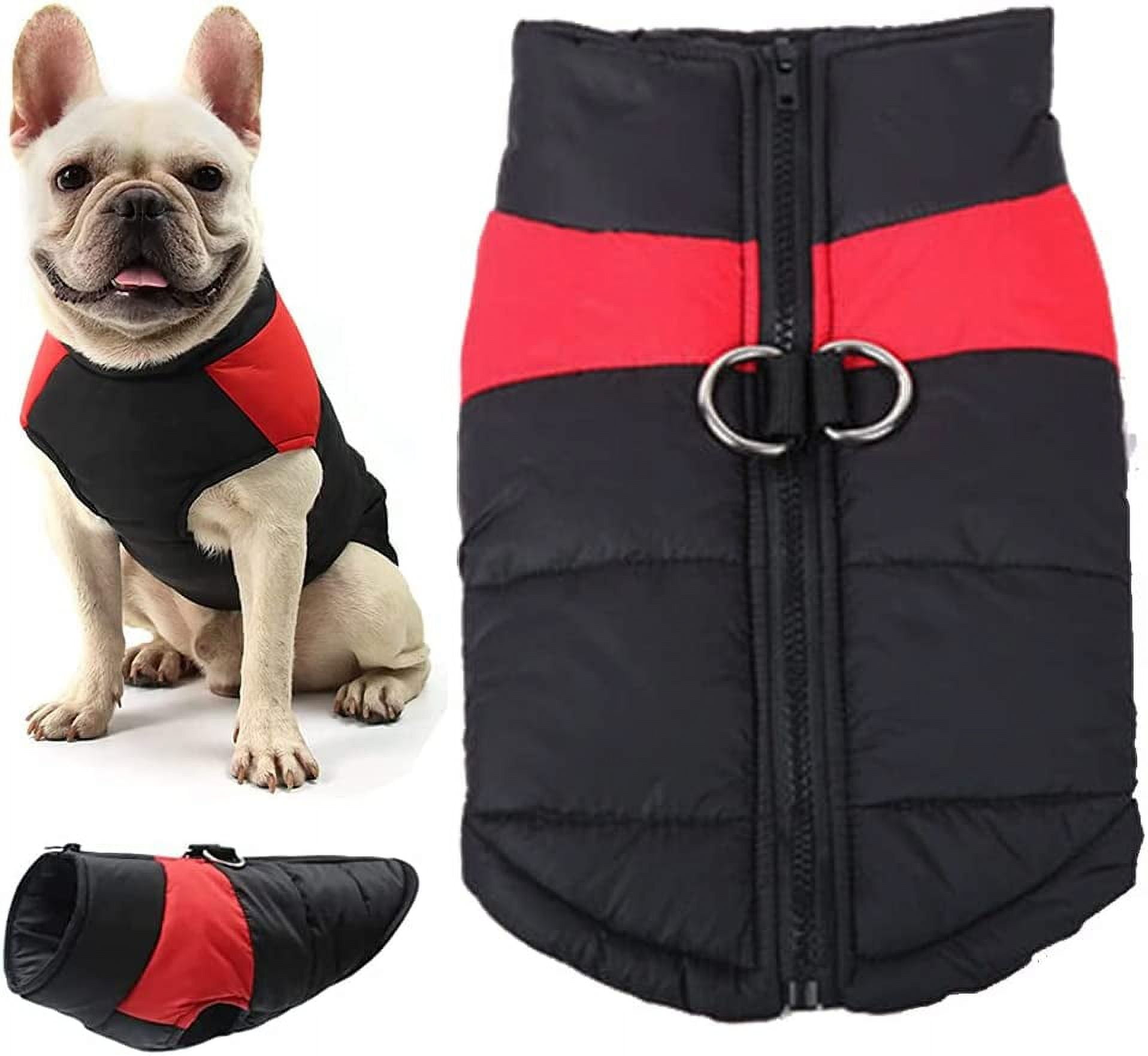 Windproof Dog Winter Jacket Waterproof Dog Coat Warm Dog Vest Cold Weather Pet Clothes for Small