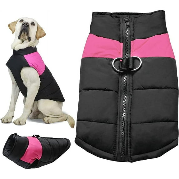 Windproof Dog Winter Jacket Waterproof Dog Coat Warm Dog Vest Cold Weather Pet Clothes for Small Medium Large Dogs