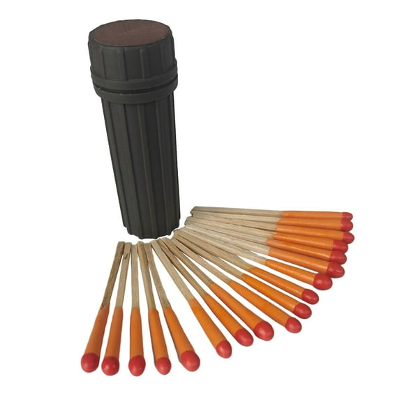 Windproof Fire Matches for Outdoor Camping Grilling and Emergency Fire Starting Kit